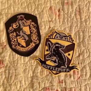 Hufflepuff magnet & iron on patch